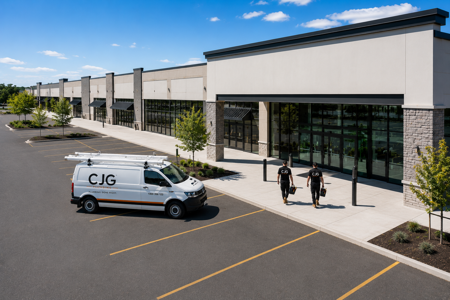 Commercial facility serviced by CJG Contracting